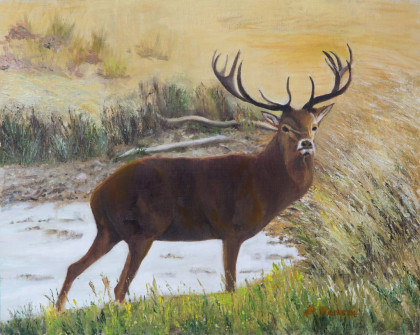 2017 (#602) Oil on canvas (40 x 30 cm.)