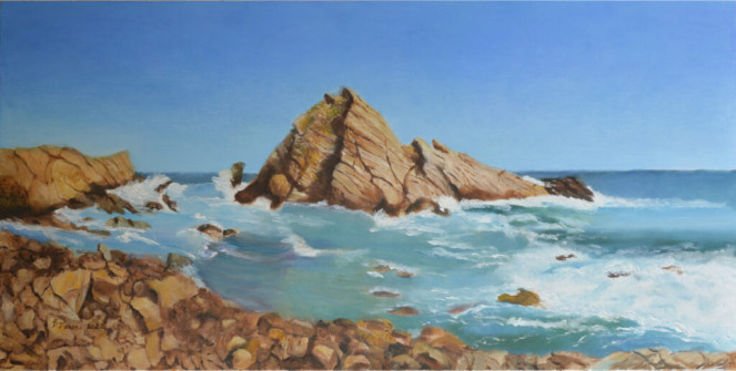 No. 285 2022 Oil on Canvas (140 x 50 cm.)