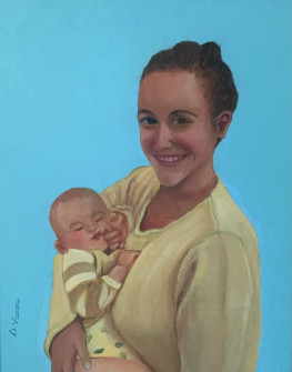 2022 (#437) Oil on Canvas (50 x 40 cm.)