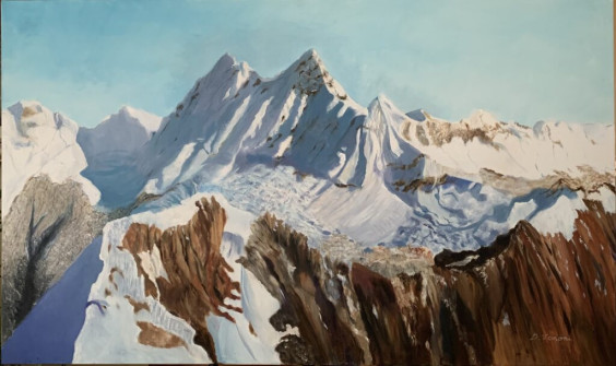 2023 (#287) Oil on canvas (100 x 60 cm.)