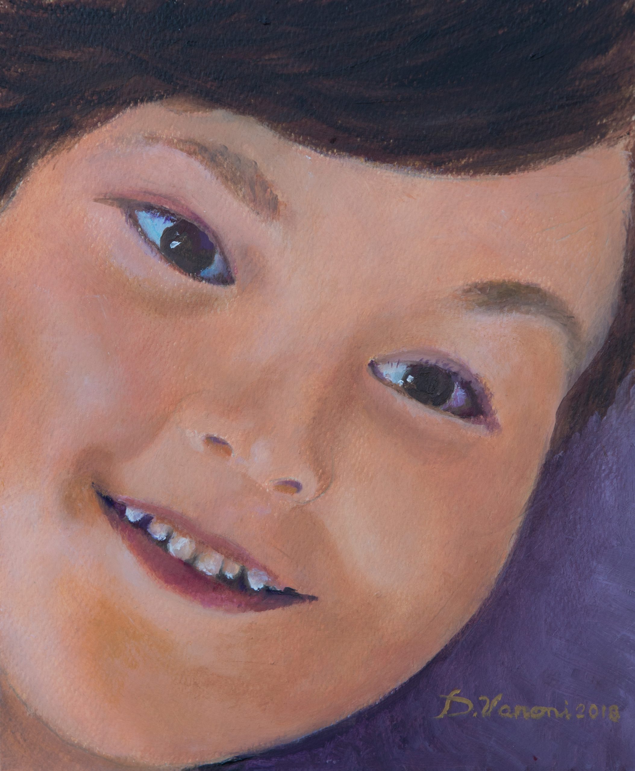 2018 (#412) 0il on Canvas (30 x 30 cm.)