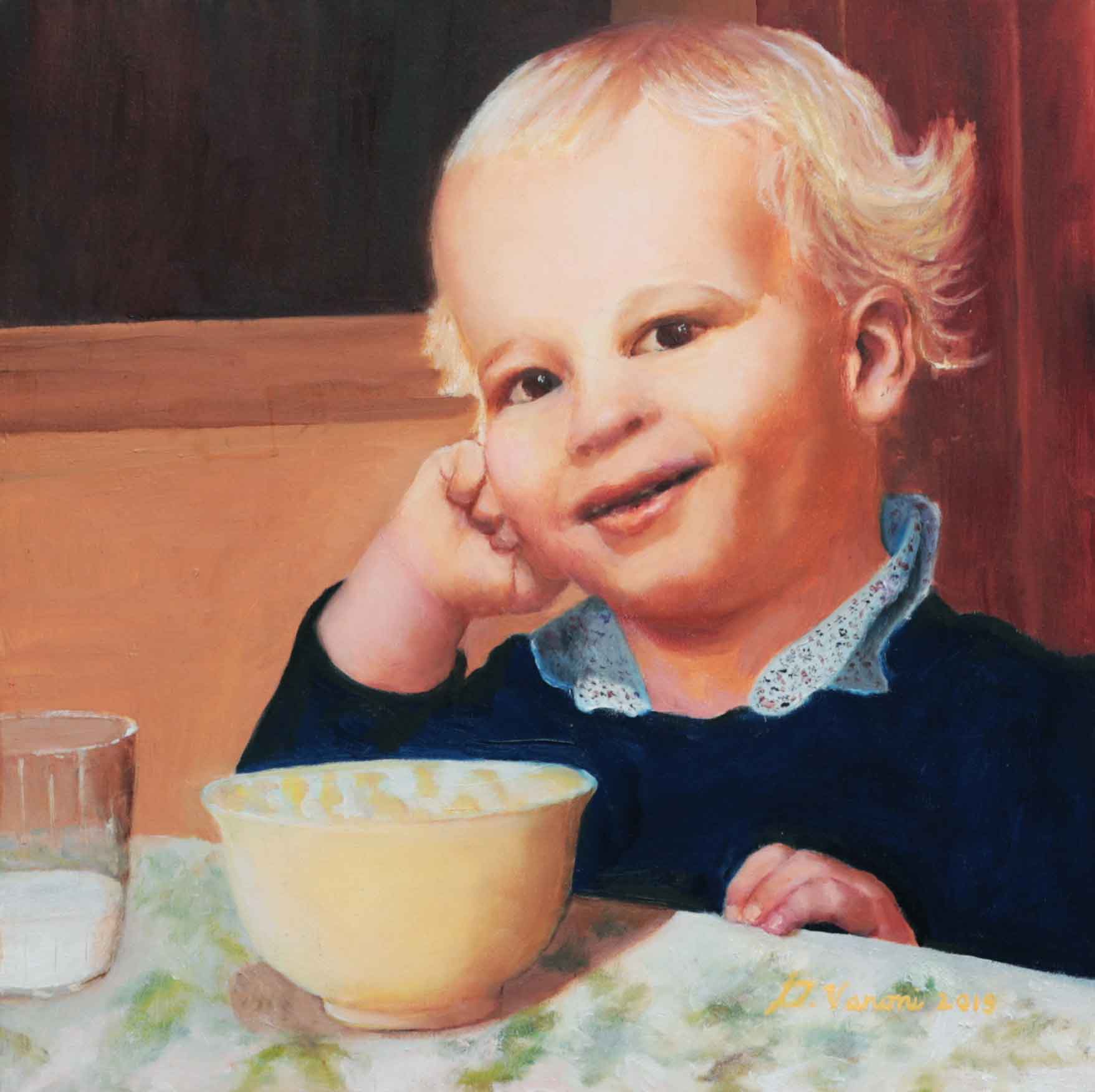 2019 (#418) Oil on canvas (40 x 40 cm.)