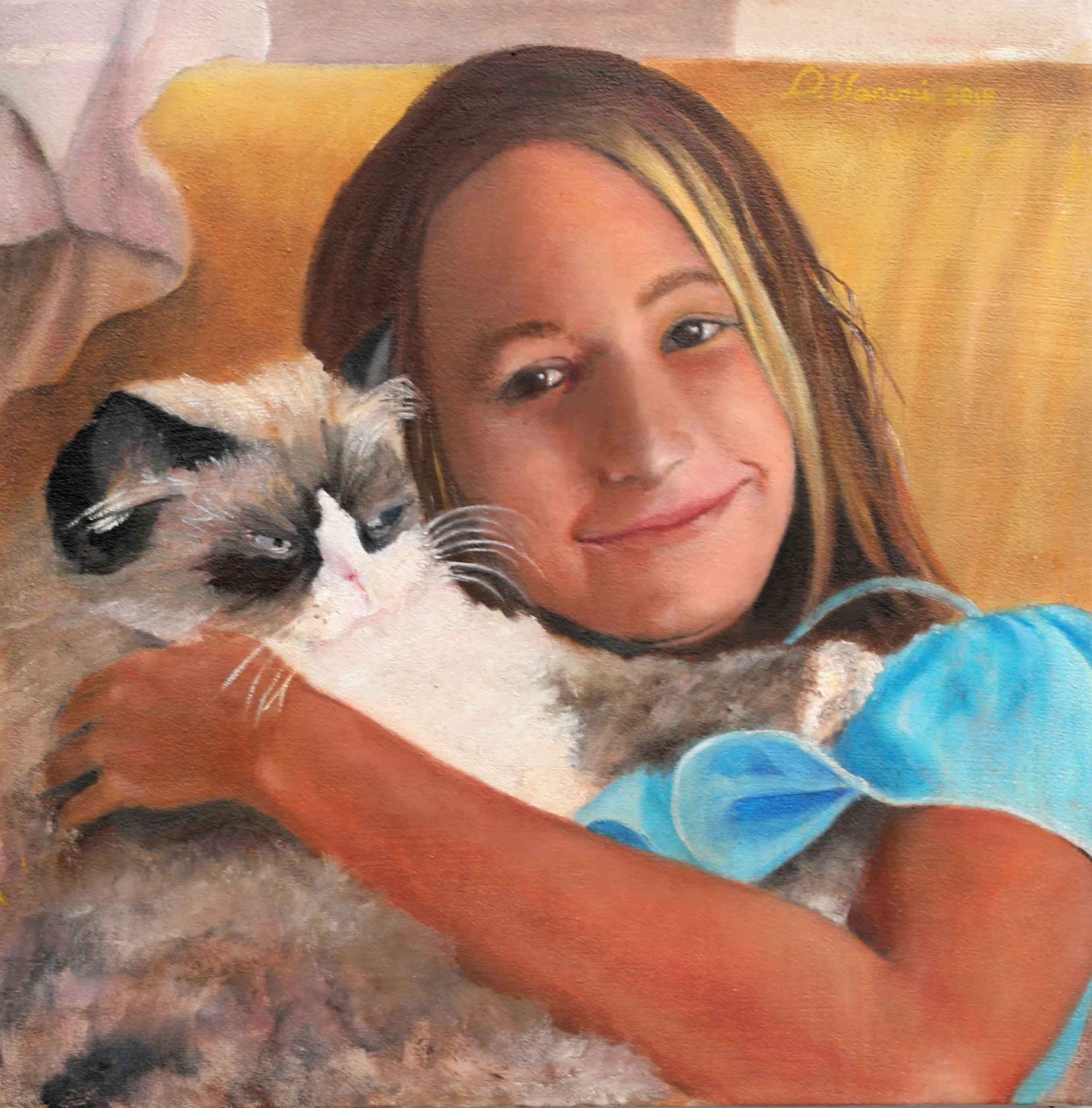 2018 (#414) Oil on Canvas (40 x 40 cm.)