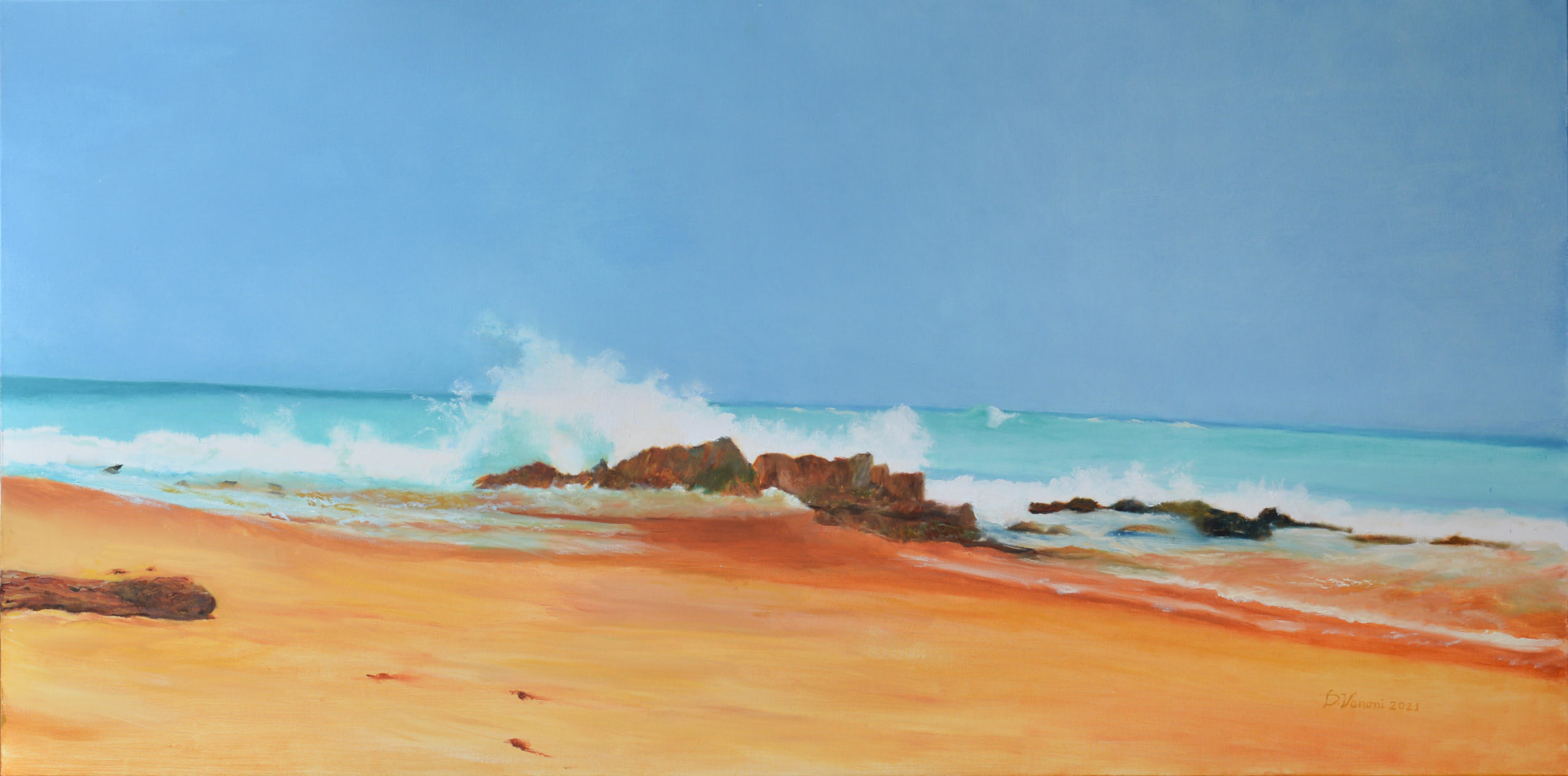 2021 (#277) Oil on Canvas 120 x 60 cm